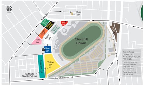 churchill downs parking for thurby